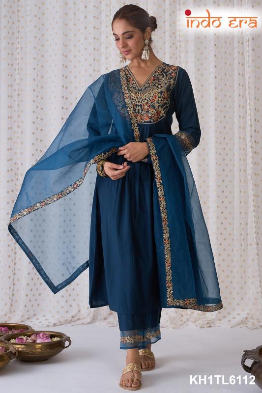 Indo Era 2496 Liva Floral Embroidery Kurti wholesale catalog