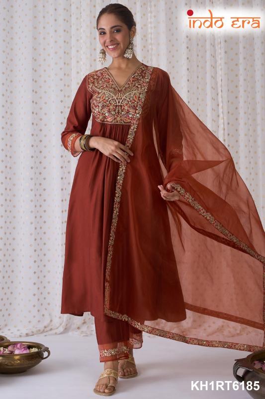 Indo Era 2496 Liva Floral Embroidery Kurti wholesale catalog