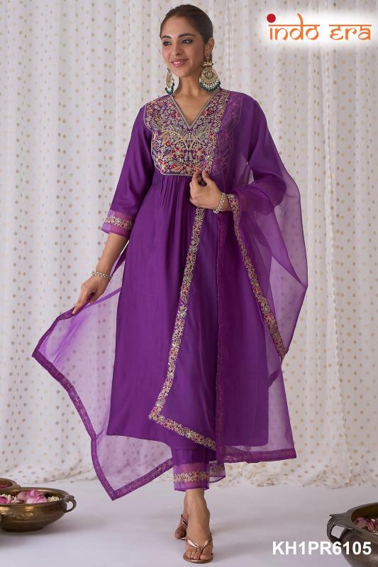 Indo Era 2496 Liva Floral Embroidery Kurti wholesale catalog