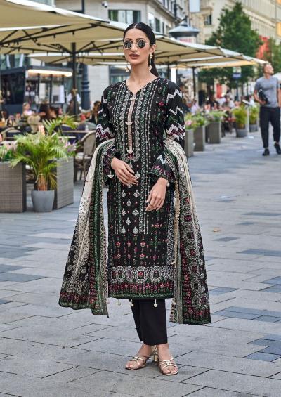 Jihan Bin Saeed Bw Collection Vol 1 Lawn Printed Salwar Suits Wholesale catalog