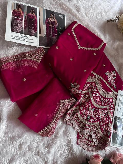 Johra Tex 132 Georgette Salwar Kameez wholesale catalog