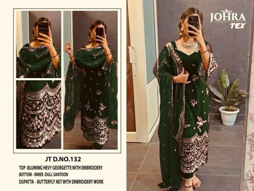 Johra Tex 132 Georgette Salwar Kameez wholesale catalog