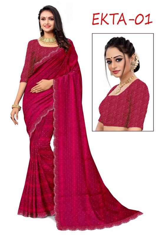 KAMYA EKTA vol1 printed saree wholesale market surat wholesale catalog