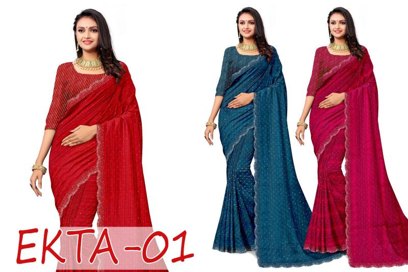 KAMYA EKTA vol1 printed saree wholesale market surat wholesale catalog