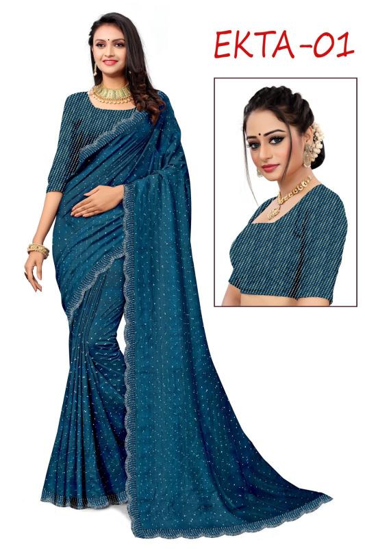 KAMYA EKTA vol1 printed saree wholesale market surat wholesale catalog
