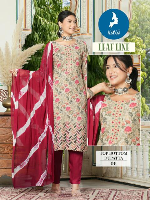 KAYA LEAF LINE Kurti Wholesale catalog