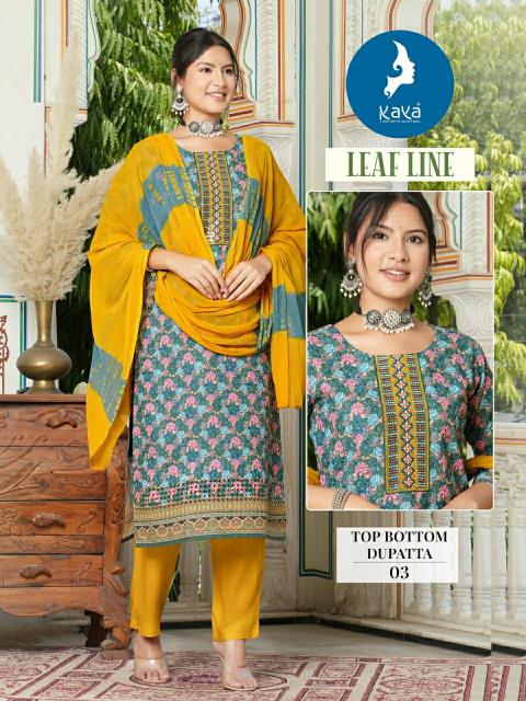 KAYA LEAF LINE Kurti Wholesale catalog