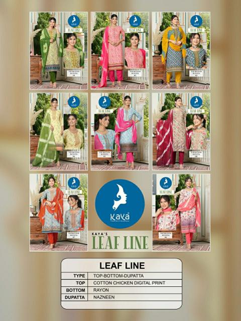 KAYA LEAF LINE Kurti Wholesale catalog