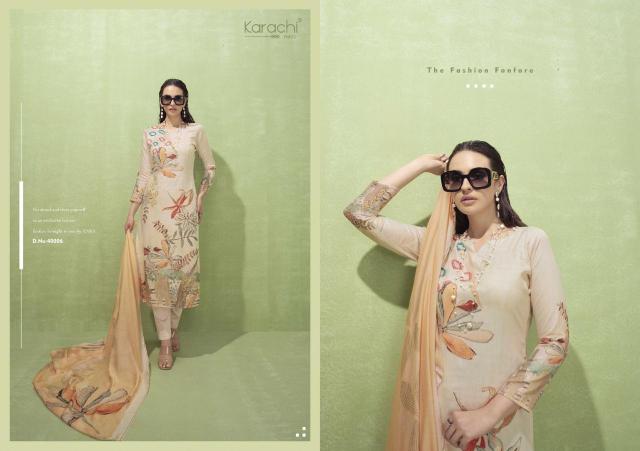 Kesar Zara Silk Digital Printed Dress Material wholesale catalog