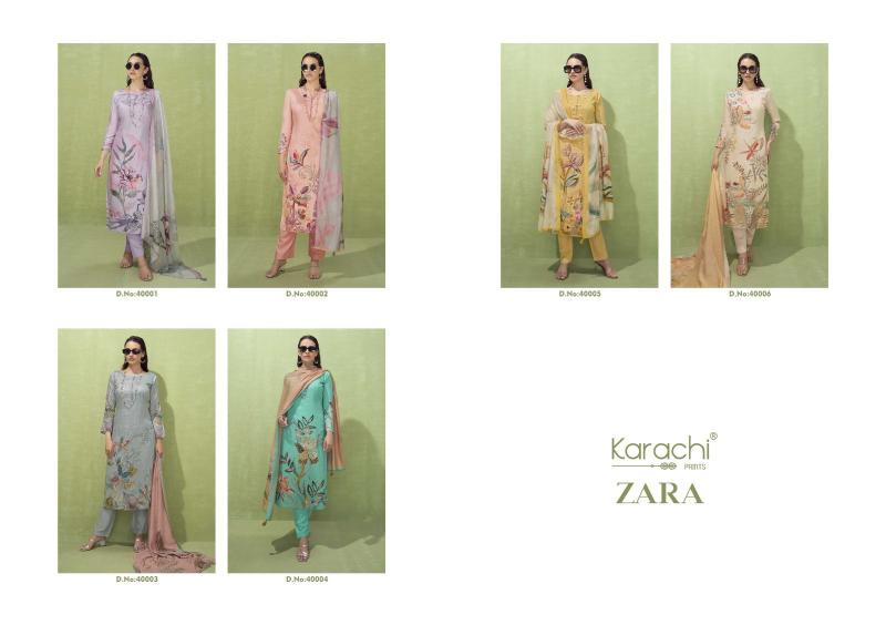 Kesar Zara Silk Digital Printed Dress Material wholesale catalog