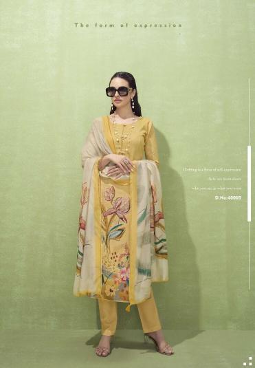 Kesar Zara Silk Digital Printed Dress Material wholesale catalog