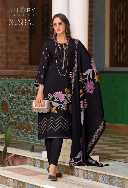 Kilory Nusrat Digital Foil Printed Salwar Kameez wholesale catalog