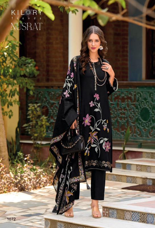 Kilory Nusrat Digital Foil Printed Salwar Kameez wholesale catalog