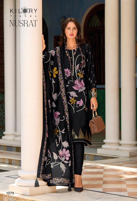 Kilory Nusrat Digital Foil Printed Salwar Kameez wholesale catalog