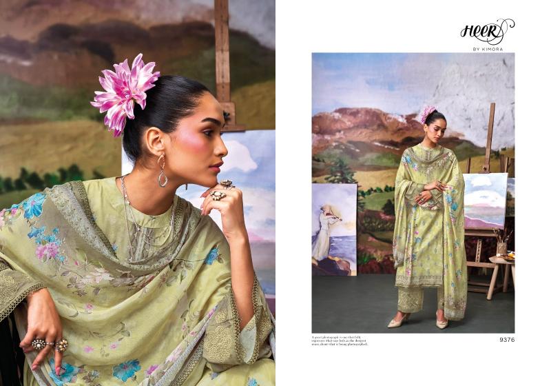 Kimora Heer Tasveer Muslin Digital Printed Salwar Suits wholesale catalog