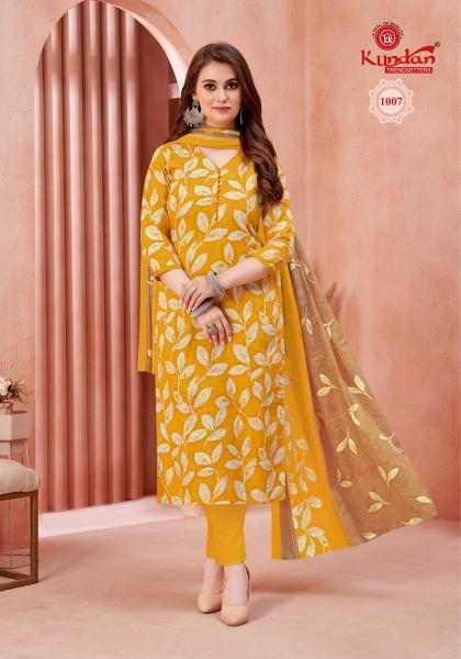 Kundan Pashmina Gold Vol 1 Cambric Cotton Printed Dress Material Wholesale catalog
