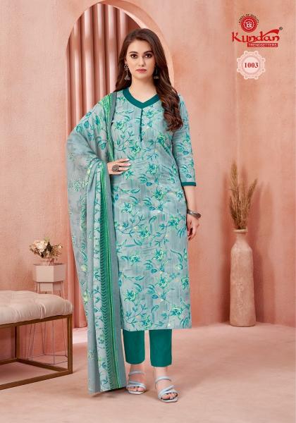Kundan Pashmina Gold Vol 1 Cambric Cotton Printed Dress Material Wholesale catalog