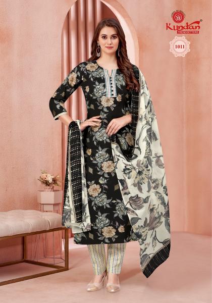 Kundan Pashmina Gold Vol 1 Cambric Cotton Printed Dress Material Wholesale catalog