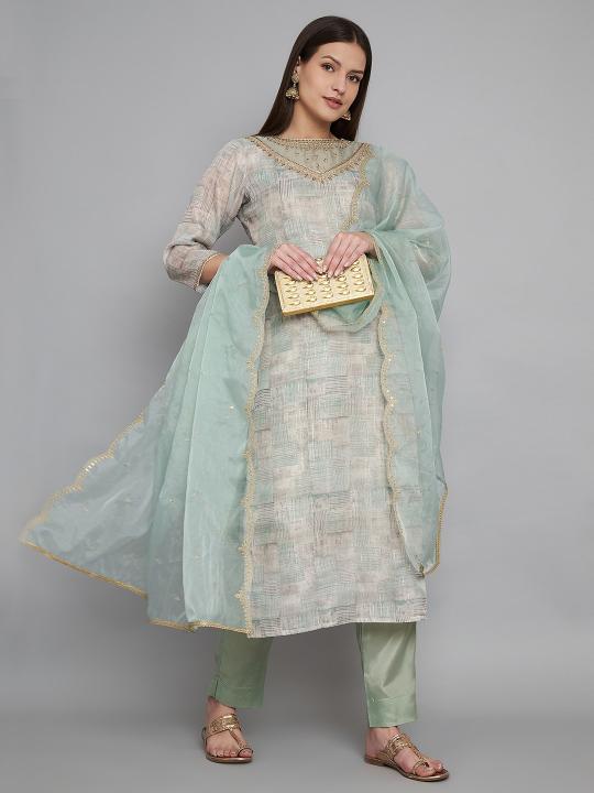 Label Khoj Organza Vol 1 kurti wholesale catalog