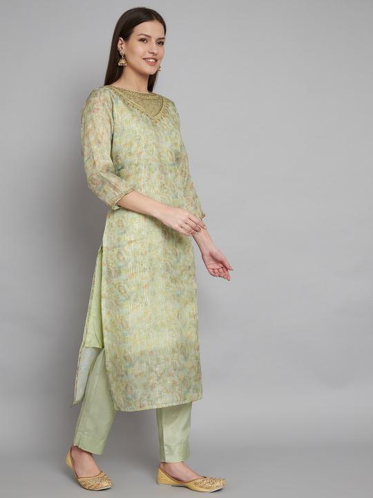 Label Khoj Organza Vol 1 kurti wholesale catalog