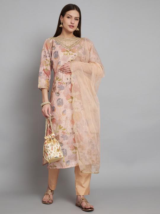 Label Khoj Organza Vol 1 kurti wholesale catalog