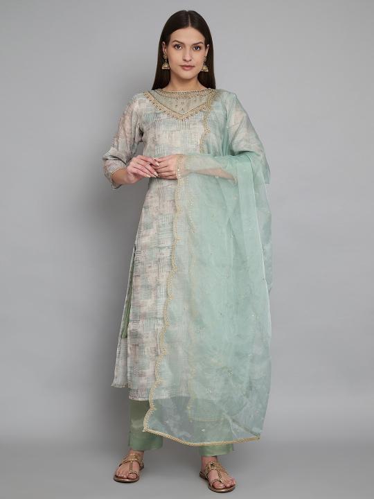 Label Khoj Organza Vol 1 kurti wholesale catalog