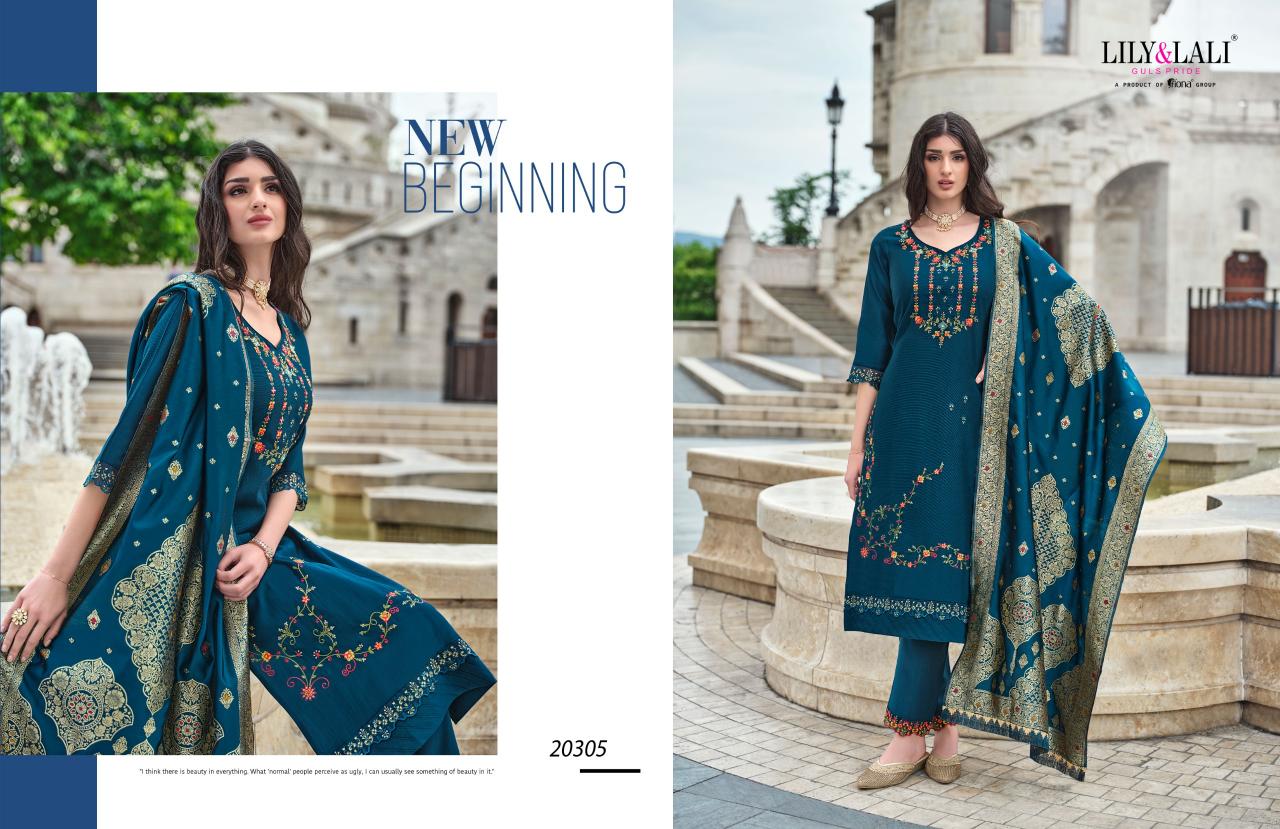 Lily And Lali Hasmeena Vol 3 Kurti Bottom With Dupatta wholesale catalog