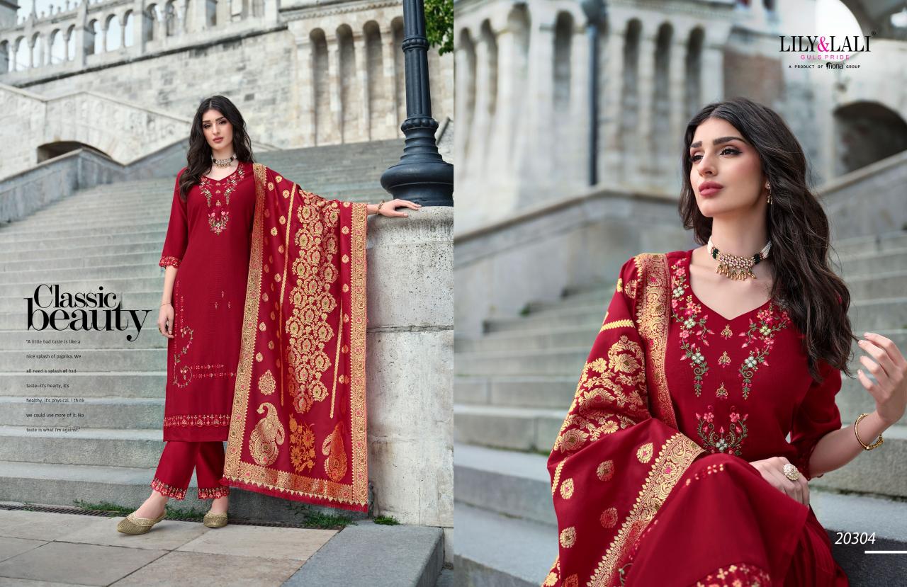 Lily And Lali Hasmeena Vol 3 Kurti Bottom With Dupatta wholesale catalog