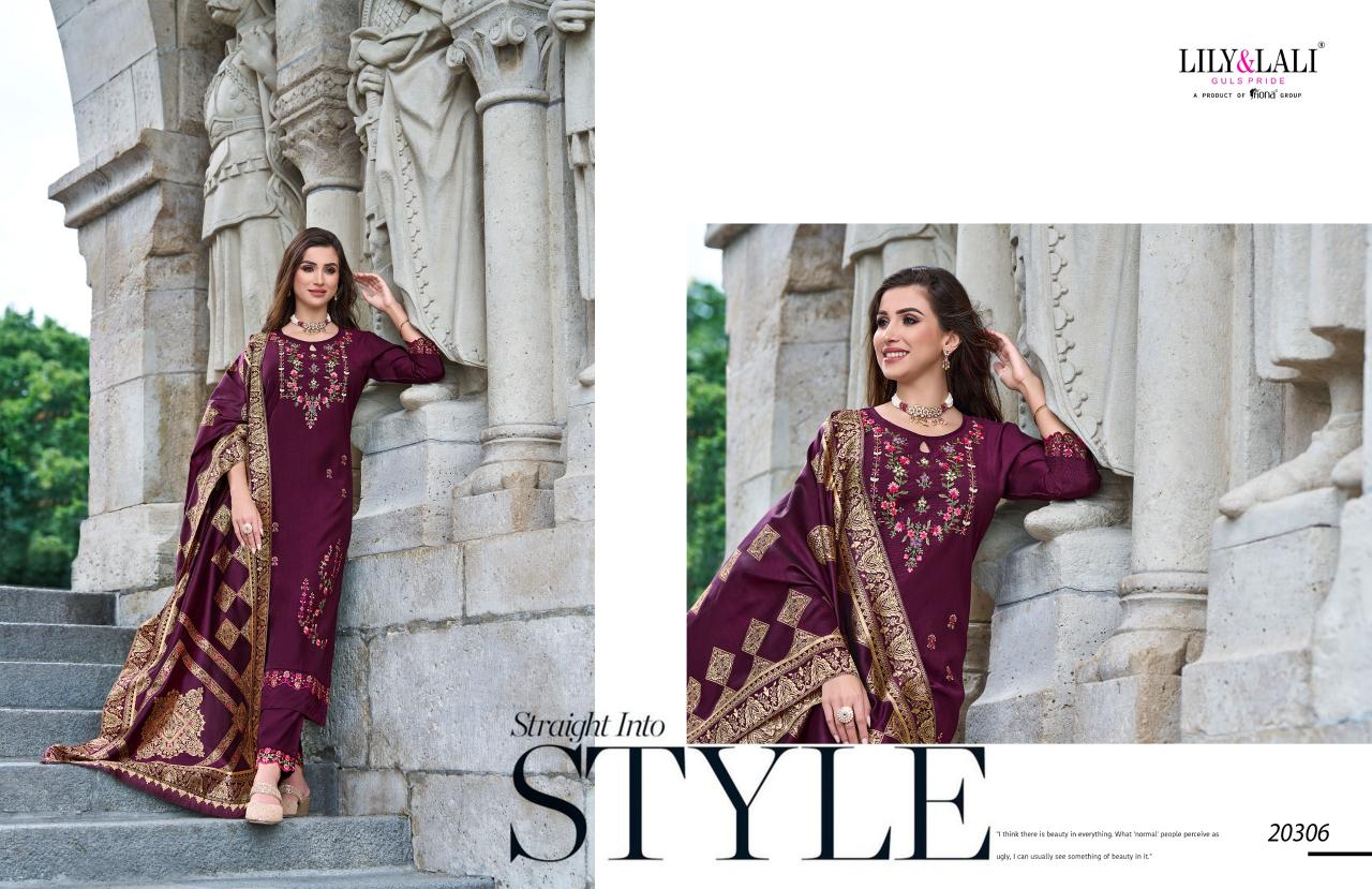 Lily And Lali Hasmeena Vol 3 Kurti Bottom With Dupatta wholesale catalog