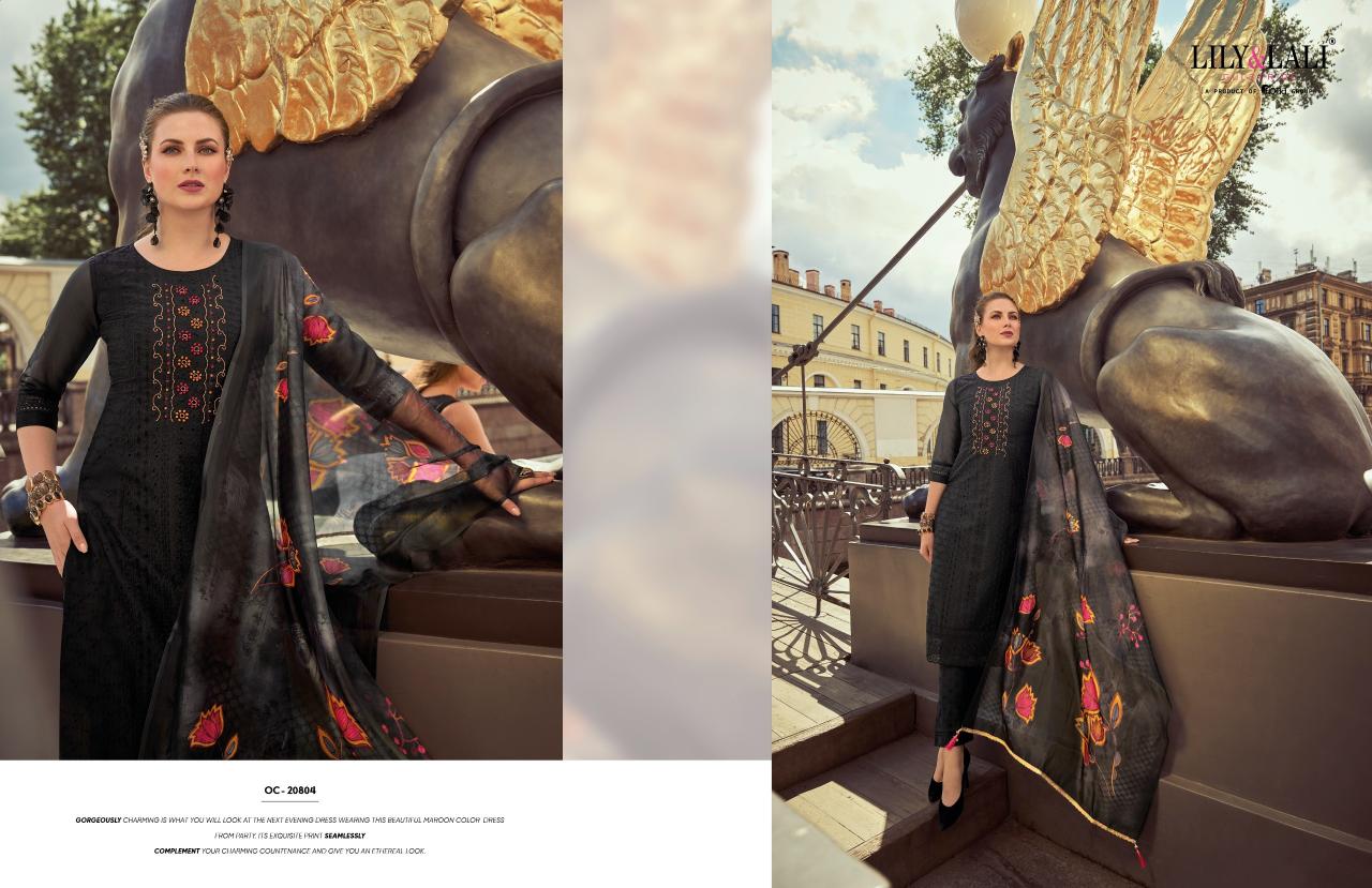 Lily And Lali Organza Chikan Kari Vol 2 Kurti wholesale catalog