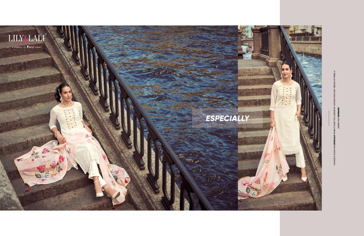Lily And Lali Organza Chikan Kari Vol 2 Kurti wholesale catalog