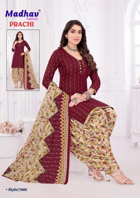Madhav Prachi Vol 7 Cotton Printed Dress Material wholesale catalog