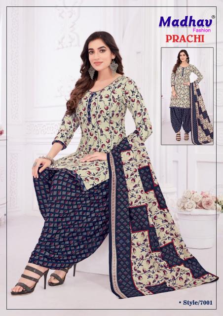 Madhav Prachi Vol 7 Cotton Printed Dress Material wholesale catalog