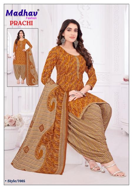 Madhav Prachi Vol 7 Cotton Printed Dress Material wholesale catalog