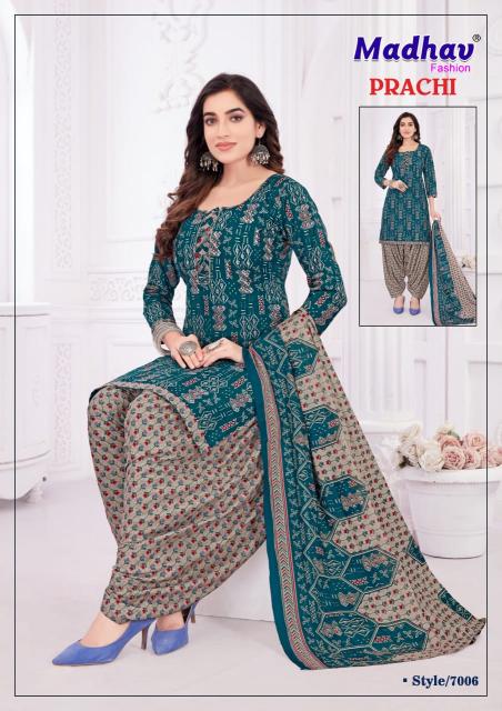 Madhav Prachi Vol 7 Cotton Printed Dress Material wholesale catalog
