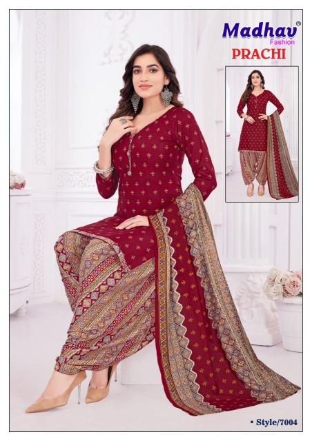 Madhav Prachi Vol 7 Cotton Printed Dress Material wholesale catalog