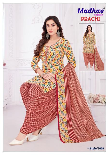 Madhav Prachi Vol 7 Cotton Printed Dress Material wholesale catalog