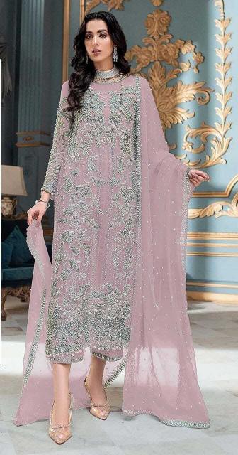 Mah E Rooh 4111 F To N Embroidery Net Salwar Kameez wholesale catalog