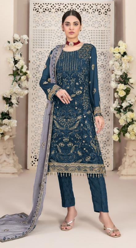 Mah E Rooh 4129 A To F Georgette Salwar Suit Wholesale catalog