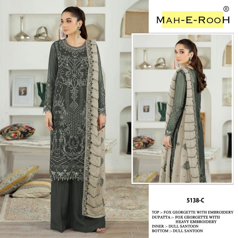 Mah E Rooh 5138 A To E Georgette Salwar Suit wholesale catalog