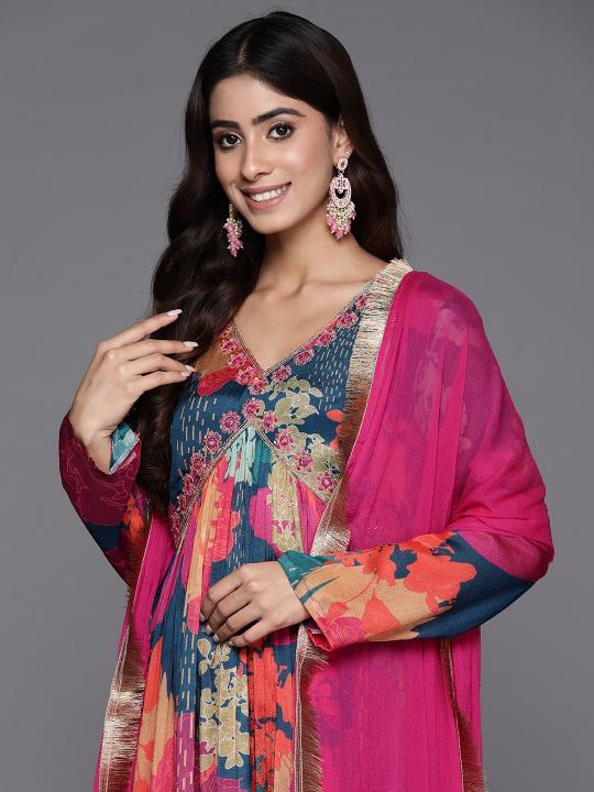 Maher 01 Chiffon Fancy Kurti Bottom With Dupatta wholesale catalog