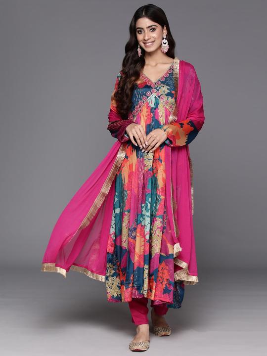 Maher 01 Chiffon Fancy Kurti Bottom With Dupatta wholesale catalog
