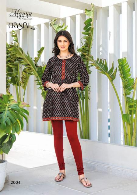 Mayur Crystal Vol-2 – Short Tops - Wholesale Catalog