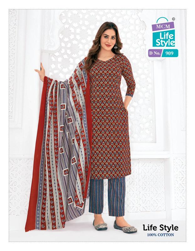 Mcm Life Style Vol 9 Cotton Printed Dress Material wholesale catalog
