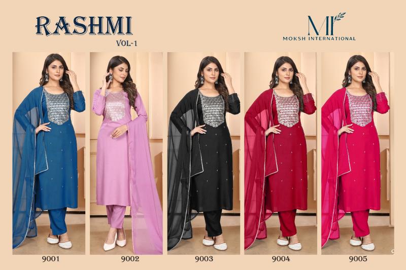 MOKSH INTERNATIONAL Rashmi Vol - 1 Kurti Wholesale catalog 