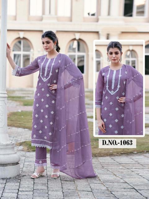Mora 1063 Organza Fancy Kurti wholesale catalog
