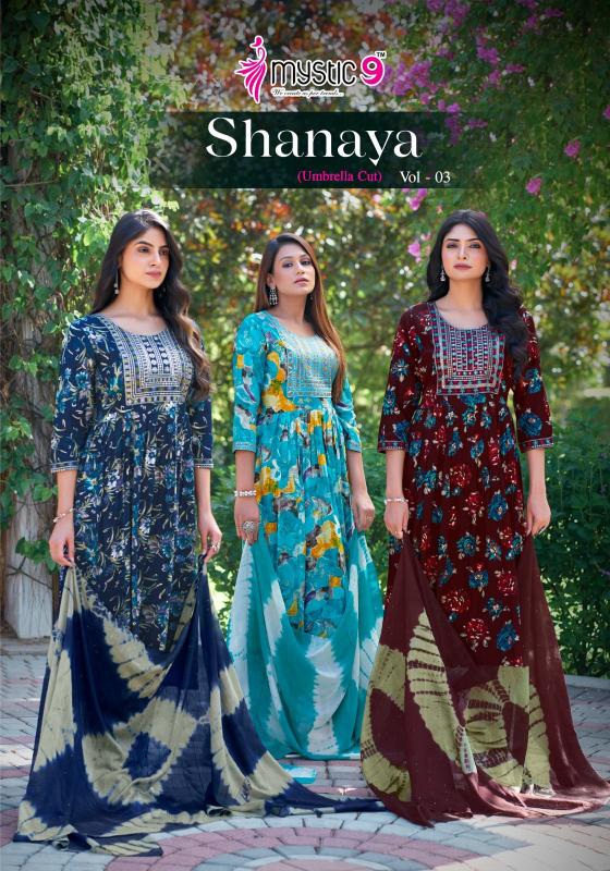 MYSTIC 9 SHANAYA VOL 3 Kurti Wholesale catalog