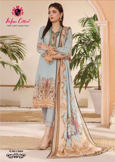Nafisa Monsoon Vol 13 surat wholesale market dress materials wholesale catalog