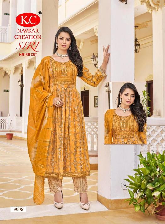 NAVKAR K.C SIRI VOL3 KURTI Wholesale catalog