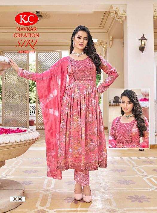 NAVKAR K.C SIRI VOL3 KURTI Wholesale catalog